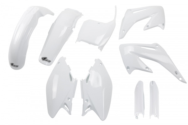 Full Plastic Kit white for Honda CR 125 R 2T (2002-03) - CR 250 R 2T (2002-03)